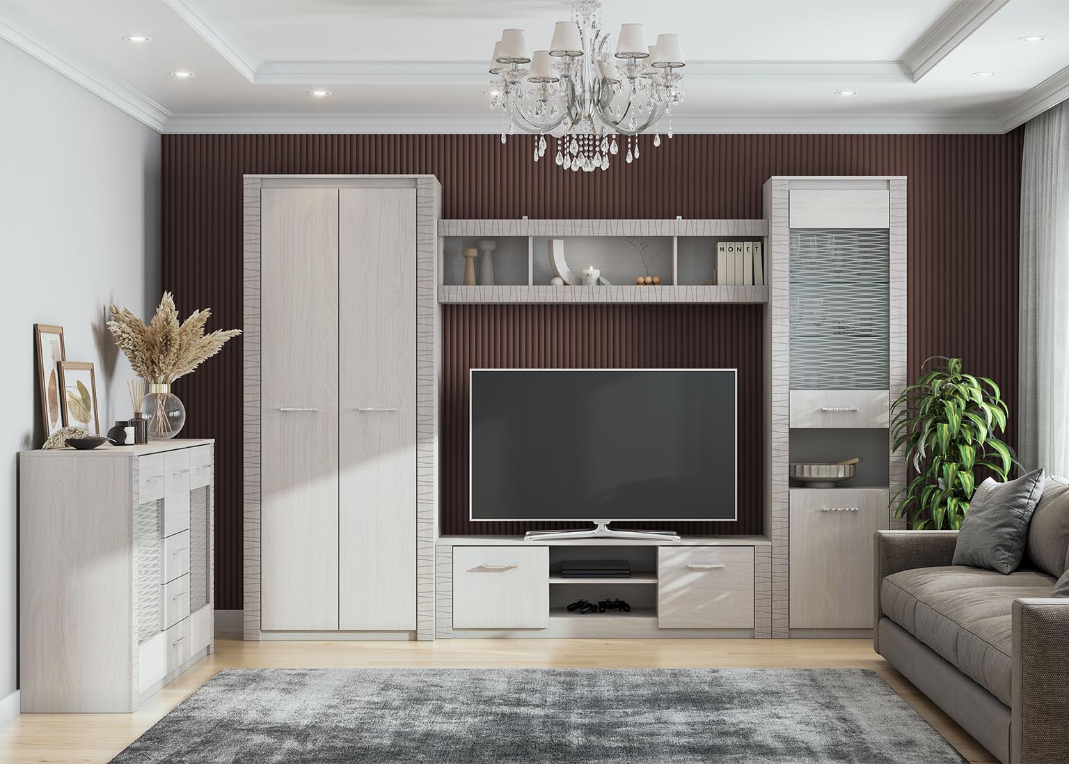 Модульная гостиная «Гамма 20» – купить в Краснодаре недорого – SV-Мебель