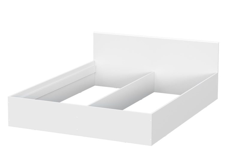 Кровать двуспальная универсальная 1,6 x 2,0 Токио белый SV-Мебель